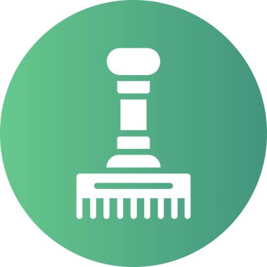 Comb simgesinin vektör illüstrasyonu