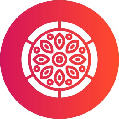 Pizzanın vektör çizimi