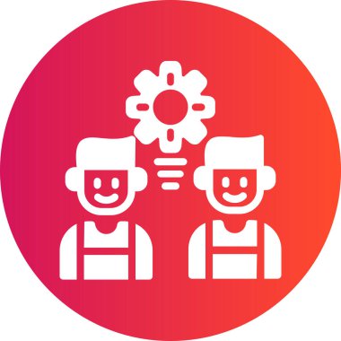 İnsan simgesinin vektör illüstrasyonu