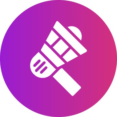 Mikrofon. Web simgesi basit tasarım