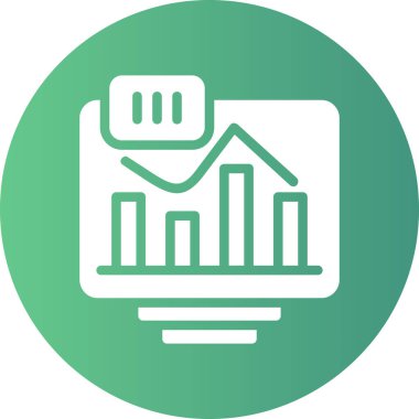 Çizelge. Web simgesi basit illüstrasyon