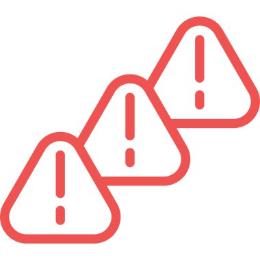 Uyarı tehlike simgesi ana hat biçiminde