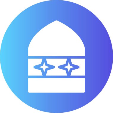 Şapka. Web simgesi basit illüstrasyon