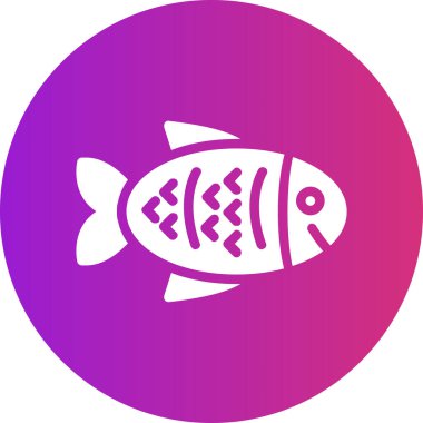 balık vektörü simgesi modern basit tasarım