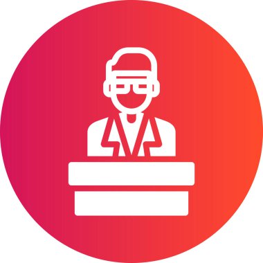 Takım elbiseli bir adamın vektör çizimi