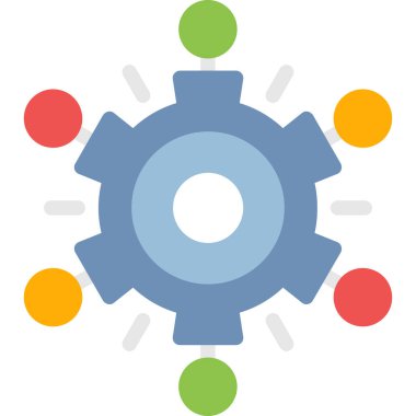 Virüs ikonu, vektör illüstrasyonu. düz tasarım biçimi