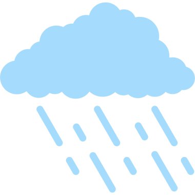 bulut yağmuru hava simgesi