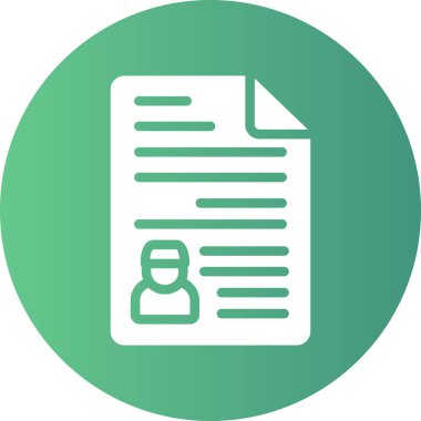 Belge simgesinin vektör illüstrasyonu