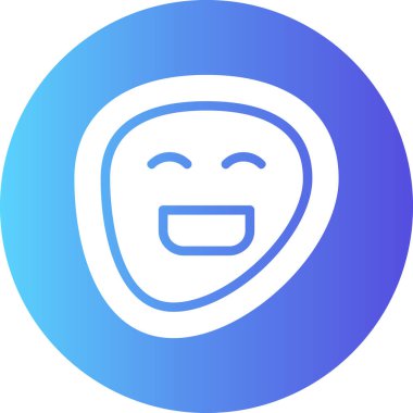 emoji simgesinin vektör illüstrasyonu