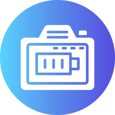 Yazıcı. Web simgesi basit illüstrasyon