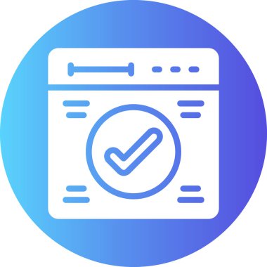 işaret simgesini işaretle, vektör illüstrasyonu