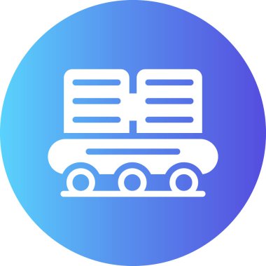 Teslimat. Web simgesi basit illüstrasyon