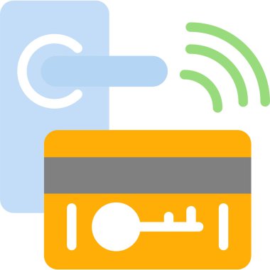 Kredi kartıyla. Basit resimleme