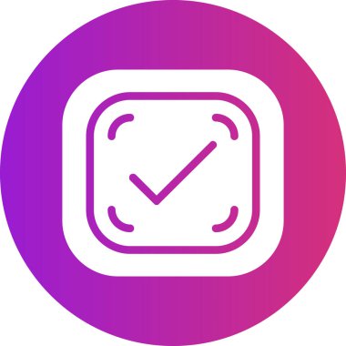 İşaretleme simgesinin vektör illüstrasyonu