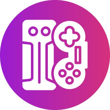 Oyun kolu. Web simgesi basit tasarım
