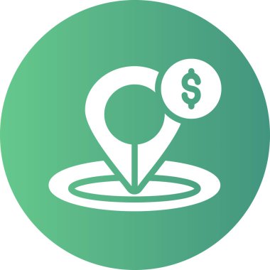 harita pin konumu simgesi ana hat biçiminde