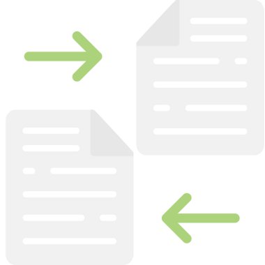 belge dosya simgesi düz biçimli