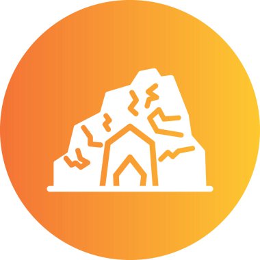 Bir ağaç simgesinin vektör illüstrasyonu