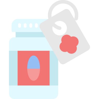 Tıp hapları düz simgesi