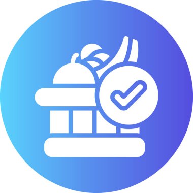 yiyecek ikonu vektör illüstrasyonu