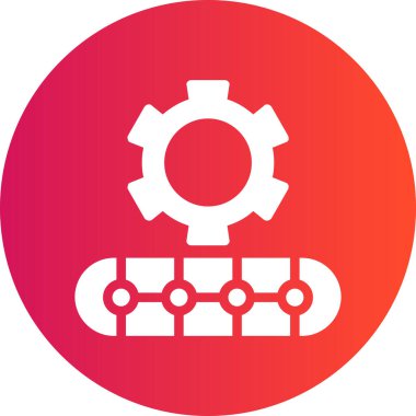 Modern b 'nin vektör illüstrasyonu vites simgesinden yoksun