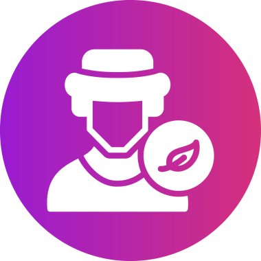 Şef Şapka simgesi, vektör illüstrasyonu