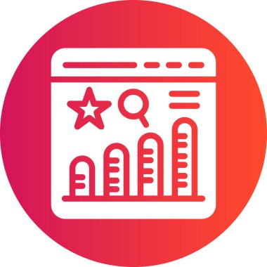 seo modern simgesinin vektör illüstrasyonu