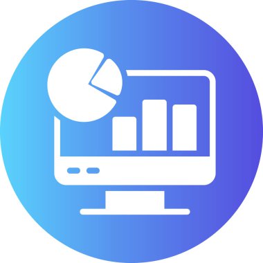 analitik simge vektör illüstrasyonu