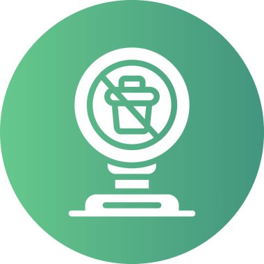 Uyarı modern simgesinin vektör illüstrasyonu