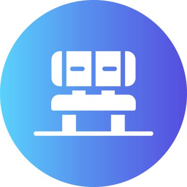 Modern ikon vektör illüstrasyonu, yaz tatili konsepti