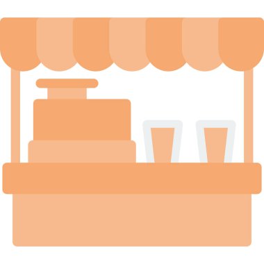 Gıda simgesinin vektör illüstrasyonu