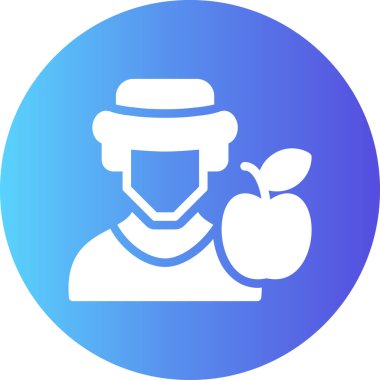 elma simgesinin vektör illüstrasyonu