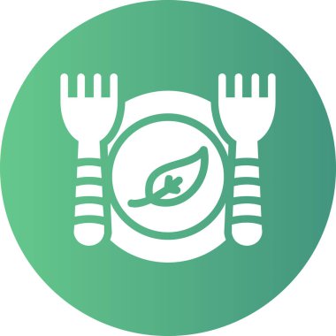 Gıda simgesinin vektör illüstrasyonu