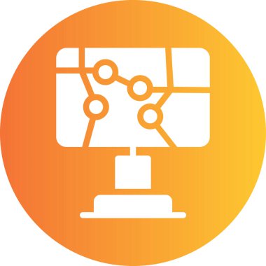 Modern simgenin vektör illüstrasyonu