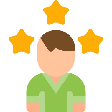 yıldız simgesi vektör illüstrasyonu