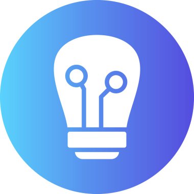 ampul web simgesi vektör illüstrasyonu