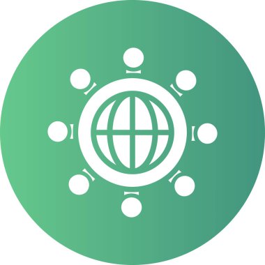 seo modern simgesinin vektör illüstrasyonu