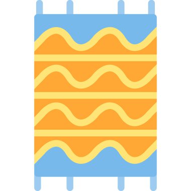 havlu ikonu vektör illüstrasyonu