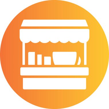 Gıda simgesinin vektör illüstrasyonu