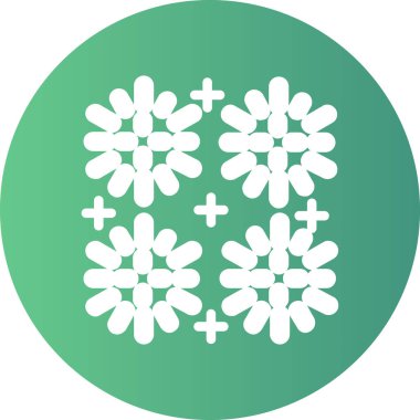 Çiçek. Web simgesi basit tasarım