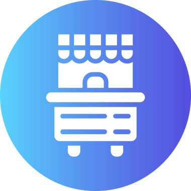 Çanta. Web simgesi basit illüstrasyon