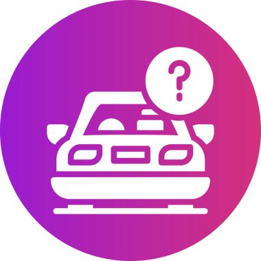 - Araba. Web simgesi basit illüstrasyon