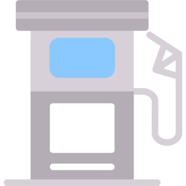 Gaz. Web simgesi basit illüstrasyon