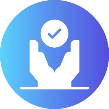 Dokunma simgesinin vektör illüstrasyonu