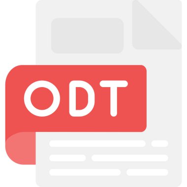 dosya biçimi simgesi, vektör illüstrasyonu