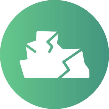 Şimşek simgesi. Yıldırımın vektör çizimi