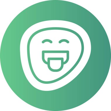 Gülümse ikon vektör illüstrasyonu