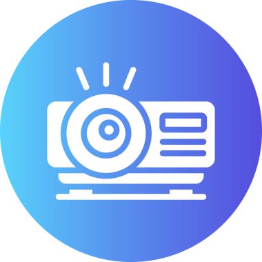 Kamera. Web simgesi basit illüstrasyon