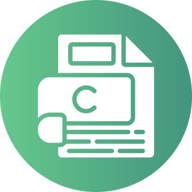 dosya biçimi simgesi basit vektör illüstrasyonu