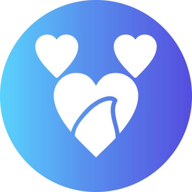 Aşk. Web simgesi basit tasarım